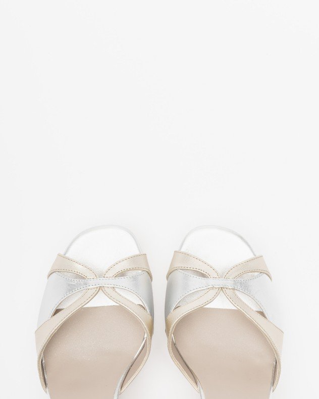 PROF A70 Silver High Heeled sandals - Silver