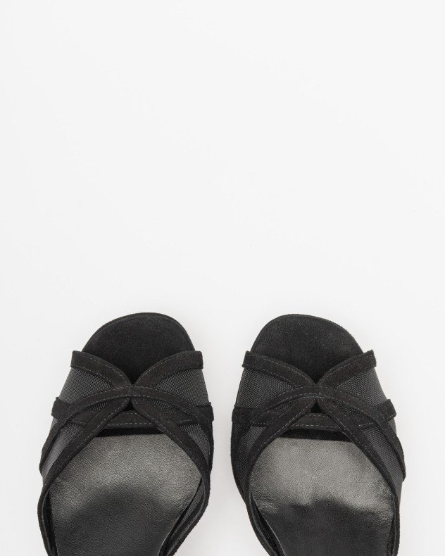 PROF A71 Black High Heeled sandals - Black