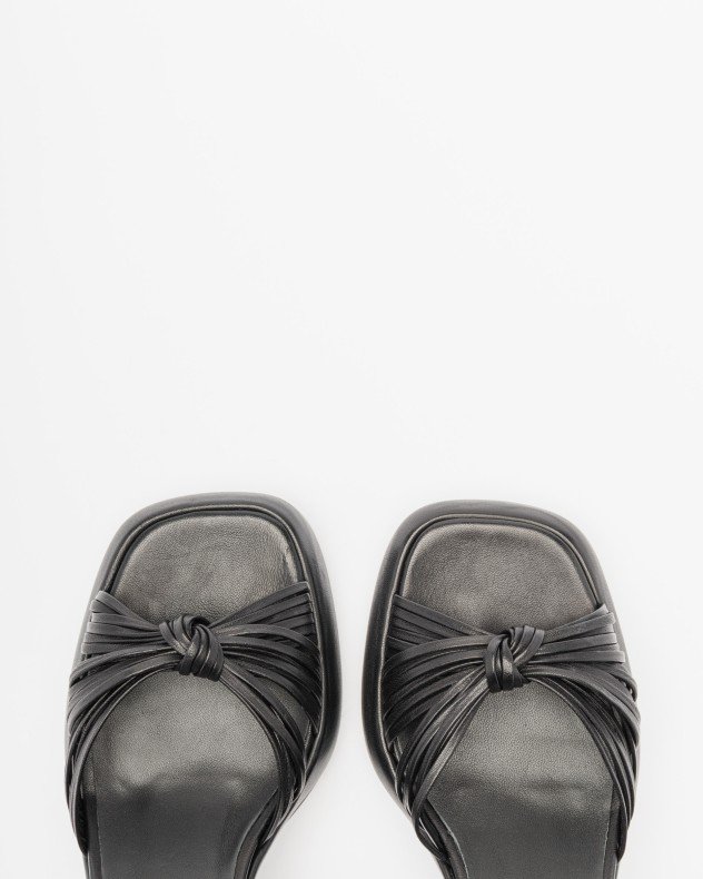 PROF A75 Black High Heeled sandals - Black