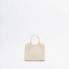 Karl Lagerfeld K/RSG MD Square Tote Peb Emb. Black Tote bag - Beige