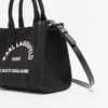 Karl Lagerfeld K/RSG MD Square Tote Peb Emb. Black Tote bag - Black