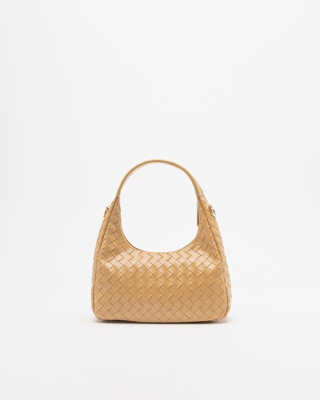 By Byblos BYBS95B05 White Hobo bag - Camel