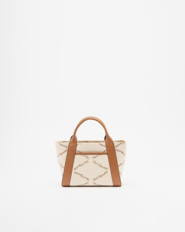 Karl Lagerfeld K/Ville SM Tote EMB Canvas Beige Tote bag - Beige