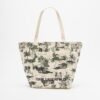 Karl Lagerfeld K/Essential Rev Print Shopper Beige Beach bag - Beige