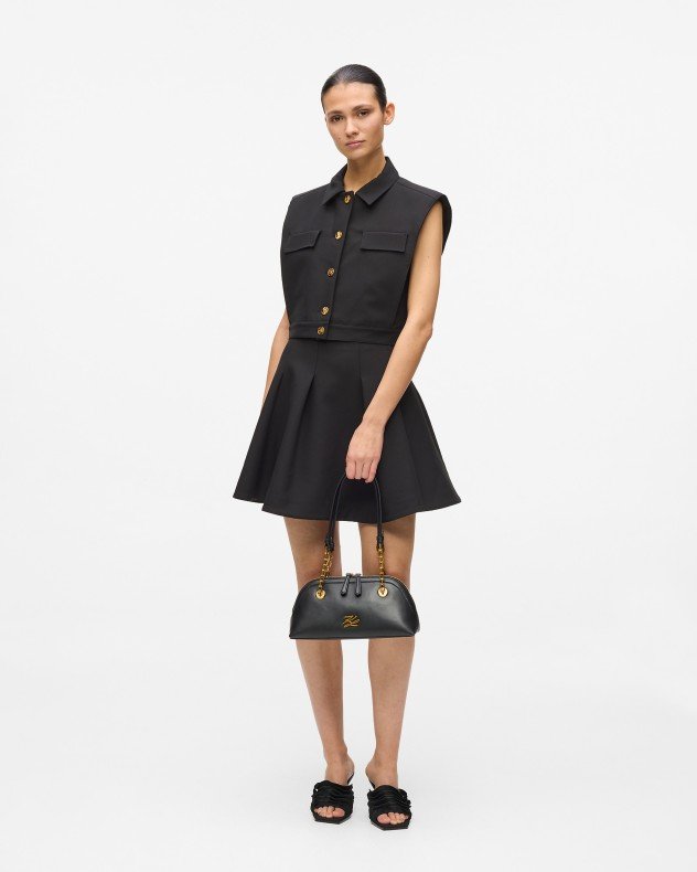 Karl Lagerfeld K/Autograph SM Bowling SHB Black Shoulder bag - Black