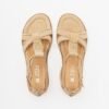 PROF N14005 Beige Flat sandals - Beige