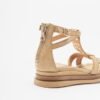 PROF N14005 Beige Flat sandals - Beige