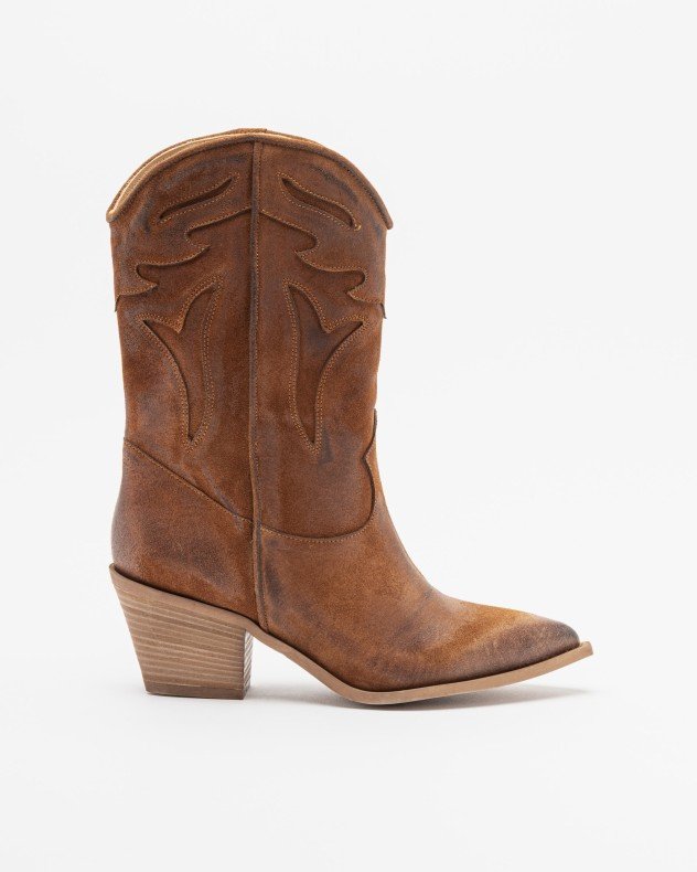PROF FIAMMA 997 Taupe Cowboy boots - Camel