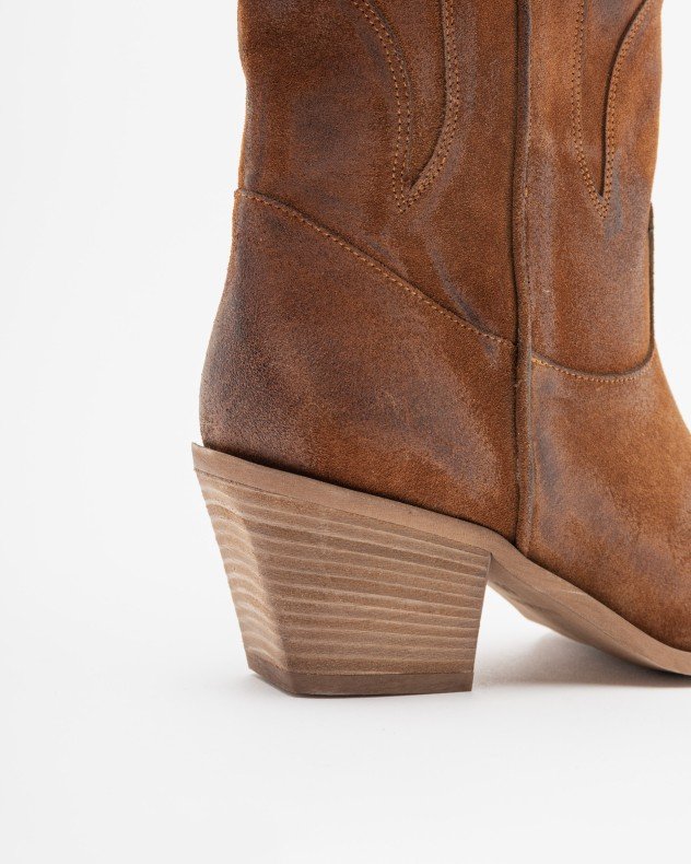 PROF FIAMMA 997 Taupe Cowboy boots - Camel