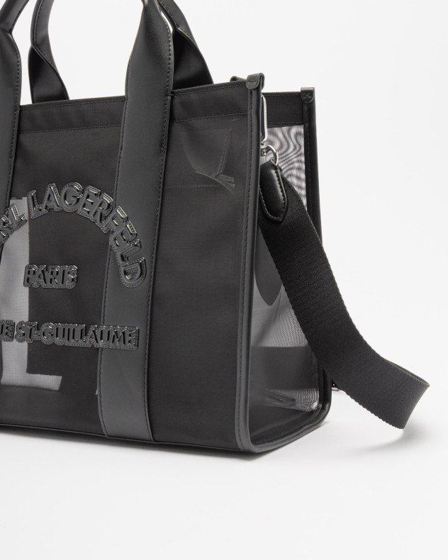 Karl Lagerfeld K/RSG Square Mesh MD Tote Black Tote bag - Black