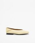 Camper Casi Myra Black Ballerinas - Yellow