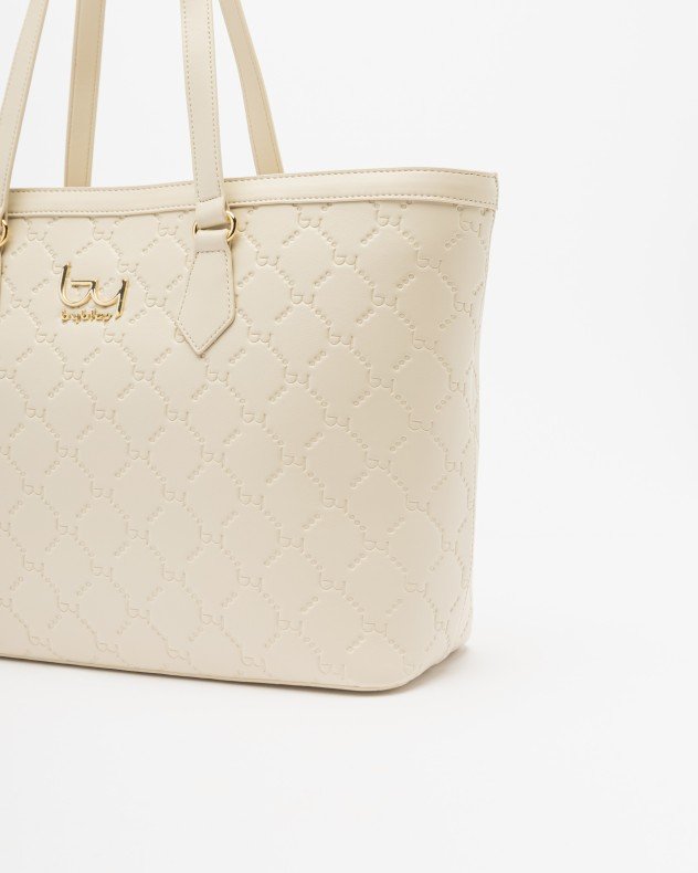 By Byblos BYBS68B01 Beige Shopper bag - Beige