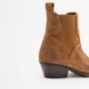 PROF VIOLA Camel Ankle Boots - Camel