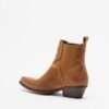 PROF VIOLA Camel Ankle Boots - Camel