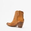 PROF MIMMA Beige Ankle Boots - Camel