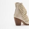 PROF GENNY Beige Ankle Boots - Beige