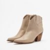 PROF MIMMA Beige Ankle Boots - Beige