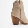 PROF MIMMA Camel Ankle Boots - Beige