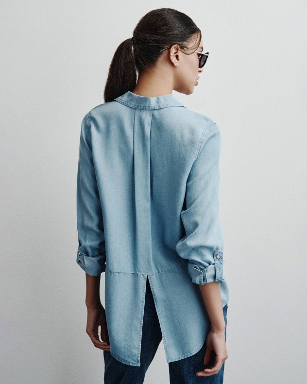 DKNY Jeans DJ4W2017 Blue Shirt - Blue