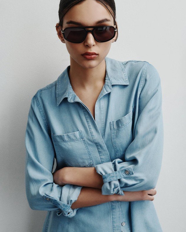 DKNY Jeans DJ4W2017 Blue Shirt - Blue