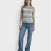 DKNY Jeans DJ6R0135 Taupe Colete de malha - Taupe