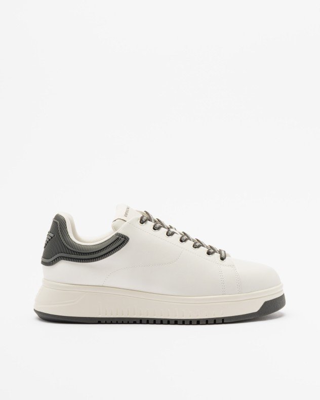 Emporio Armani EM003663 White Sneakers - White