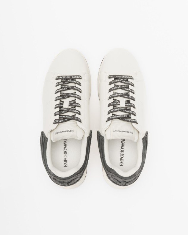 Emporio Armani EM003663 White Sneakers - White
