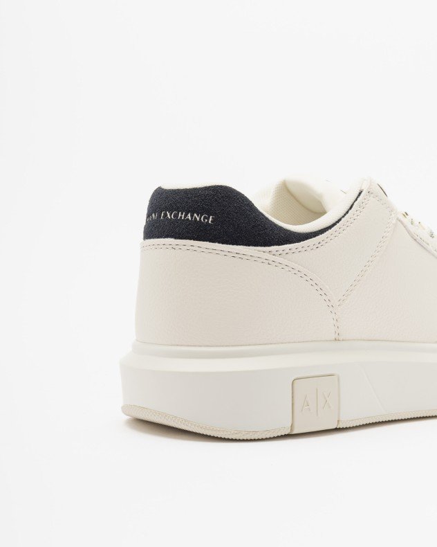 Armani Exchange XM001722 White Sneakers - White
