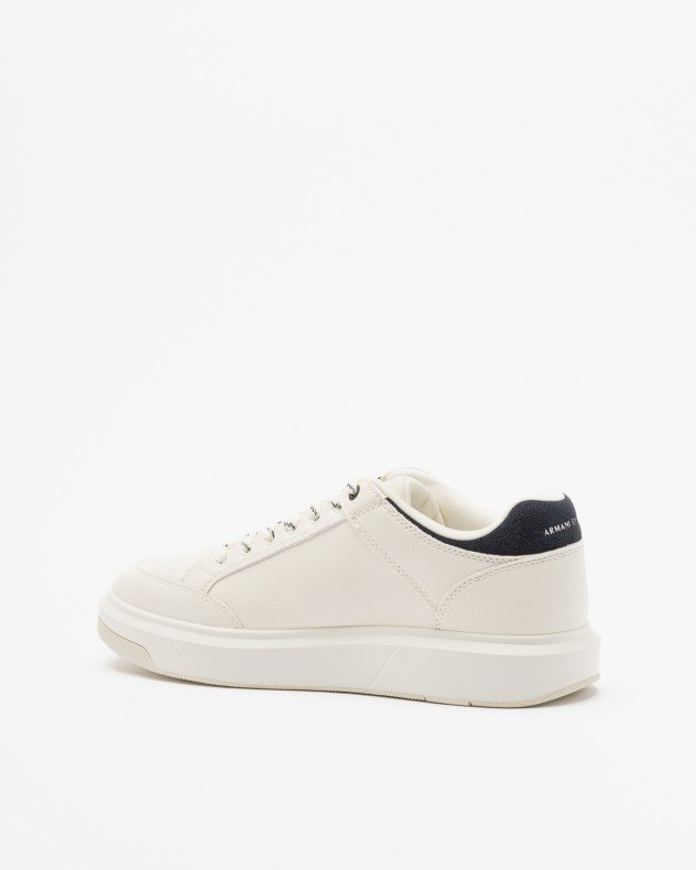 Armani Exchange XM001722 White Sneakers - White
