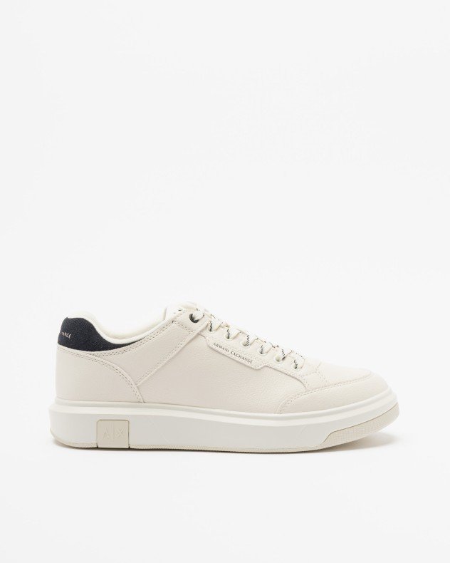 Armani Exchange XM001722 White Sneakers - White