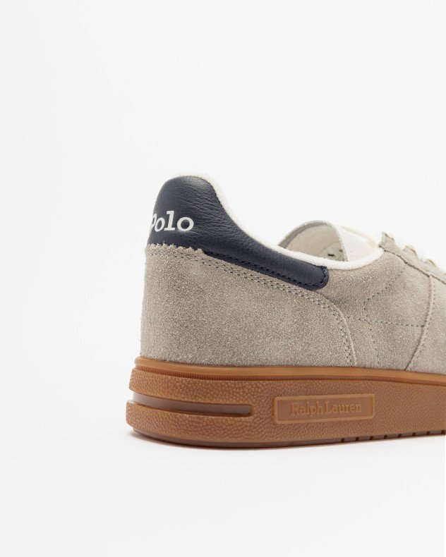 Polo Ralph Lauren Bedford Taupe Sneakers - Gray