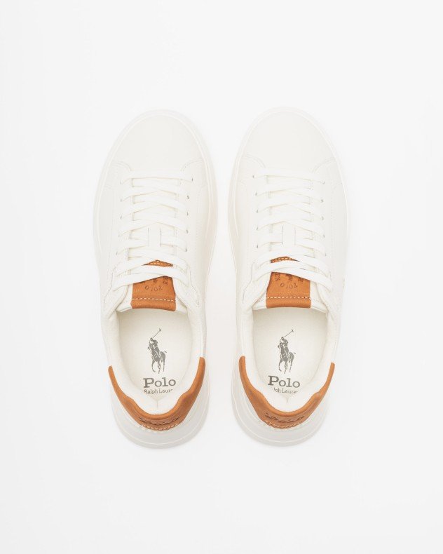 Polo Ralph Lauren Rlite Court SK White Sneakers - White