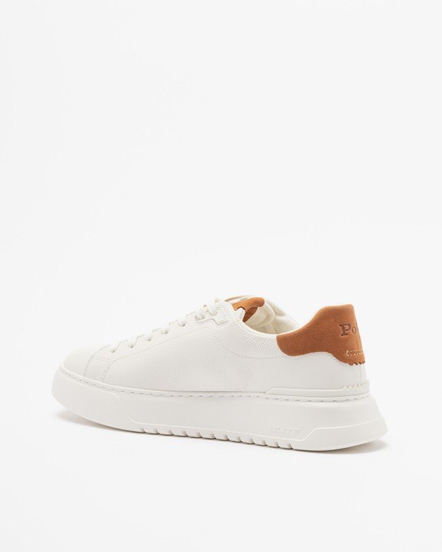 Polo Ralph Lauren Rlite Court SK White Sneakers - White