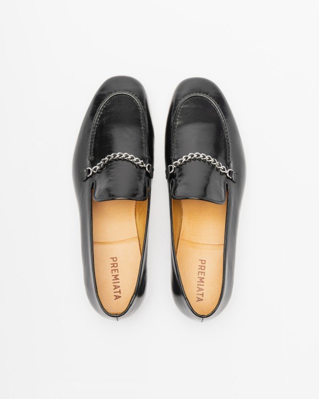 Premiata 32418 Black Moccasins - Black