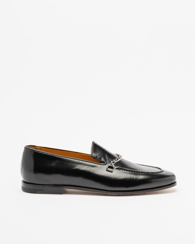 Premiata 32418 Black Moccasins - Black