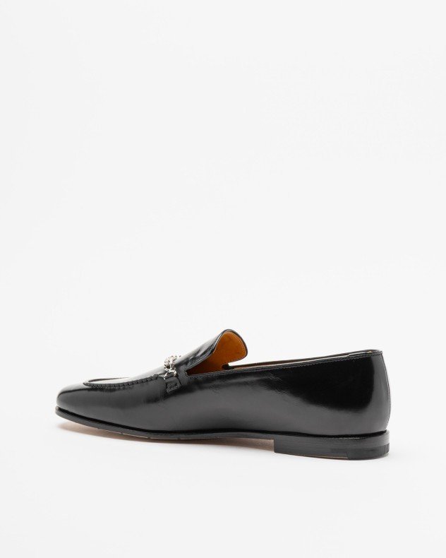 Premiata 32418 Black Moccasins - Black