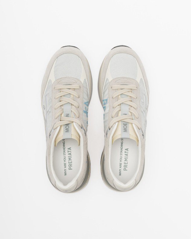 Premiata MOERUN 8079 Gray Sneakers - Gray