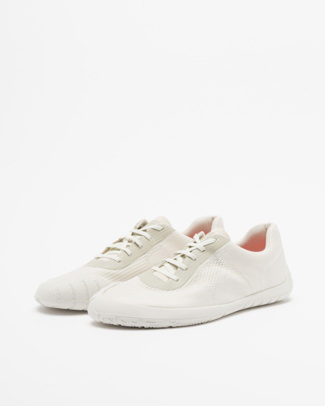 Camper Peu Path + White Sneakers - White