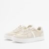 Calvin Klein Classic Cups Lace Mix Emb Tongue Beige Sneakers - Beige
