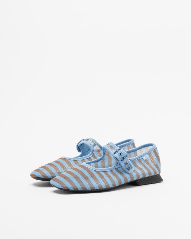 Camper Casi Myra Blue Ballerinas - Blue
