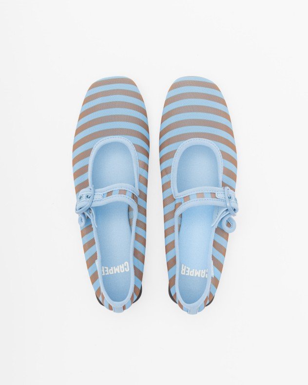 Camper Casi Myra Blue Ballerinas - Blue