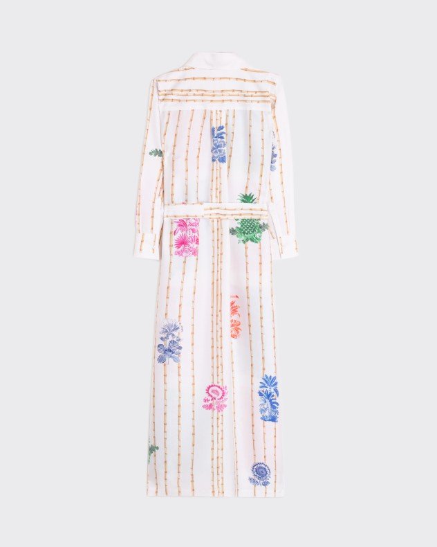 VilaGallo Bamboo Multicolour Shirt dress - Multicolour