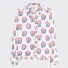 VilaGallo INDIAN FLOWER White Linen shirt - White