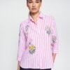 VilaGallo CMSARA EMB Rose Shirt - Rose