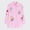 VilaGallo CMSARA EMB Rose Shirt - Rose