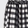 VilaGallo Gingham Black Long dress - Black