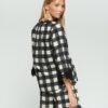 VilaGallo GINGHAM Black Camisa de manga 3/4 - Black