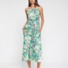 VilaGallo 33354 Green Long dress - Green