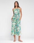 VilaGallo 33354 Green Long dress - Green