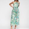 VilaGallo 33354 Green Long dress - Green